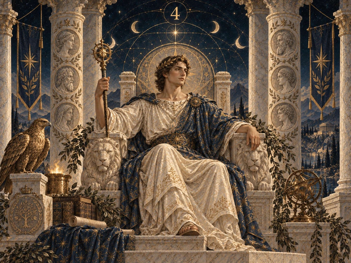 The Emperor — meaning of Tarot Arcana 4 in spirituality and lineage